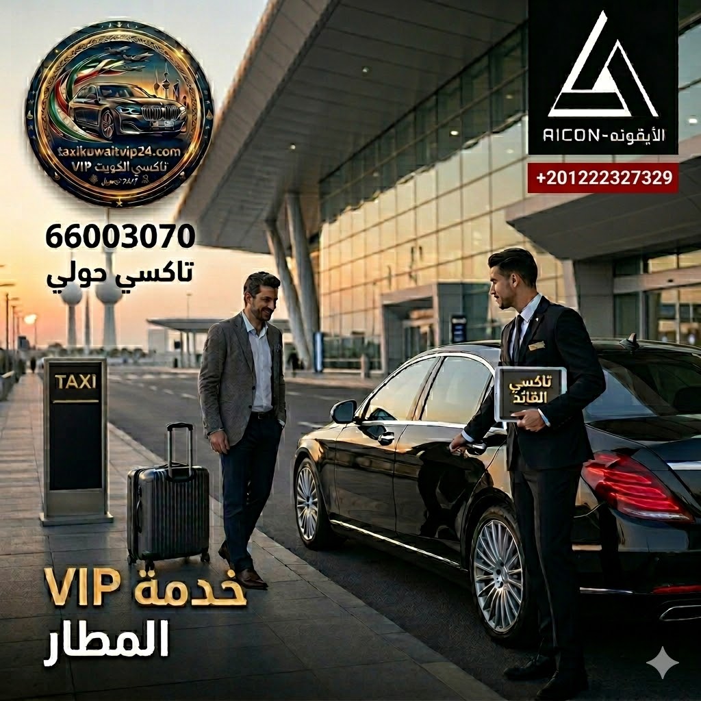 خدمة تاكسي مطار الكويت الدولي VIP من تكسي القائد 66003070