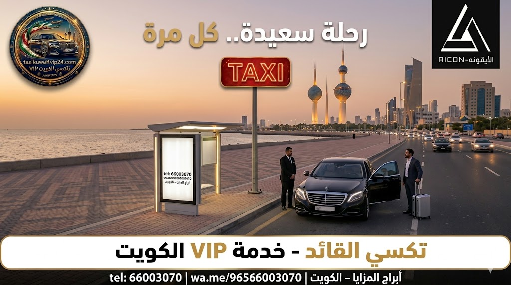 خدمة تاكسي VIP في السالمية أمام شارع الخليج العربي - تكسي القائد 66003070