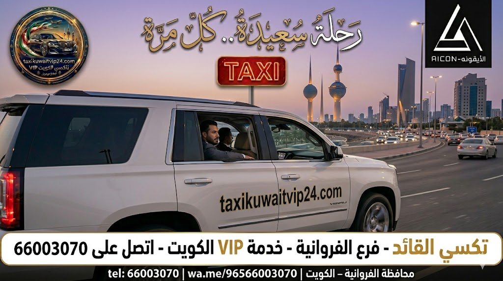 تجربة ركوب فخمة مع تاكسي الفروانية - تكسي القائد 66003070 سيارات GMC حديثة
3) العنوان (Image Title):