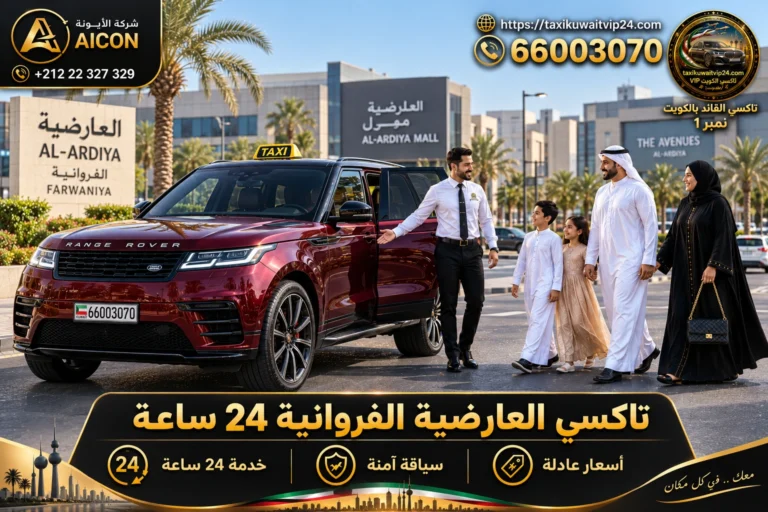 تاكسي العارضية الفروانية 24 ساعة توصيل عائلي فاخر سيارة رنج روفر بالعارضية 66003070 AICON
