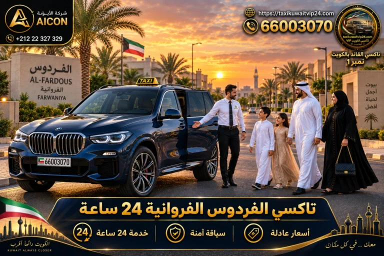 تاكسي الفردوس الفروانية 24 ساعة توصيل عائلي فاخر سيارة بي إم دبليو بالفردوس 66003070 AICON