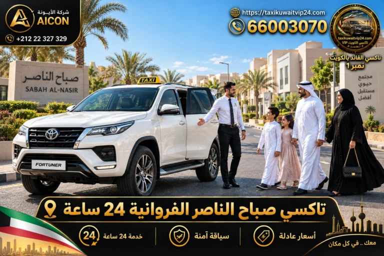 تاكسي صباح الناصر الفروانية 24 ساعة توصيل عائلي فاخر سيارة فورتشنر بصباح الناصر 66003070 AICON